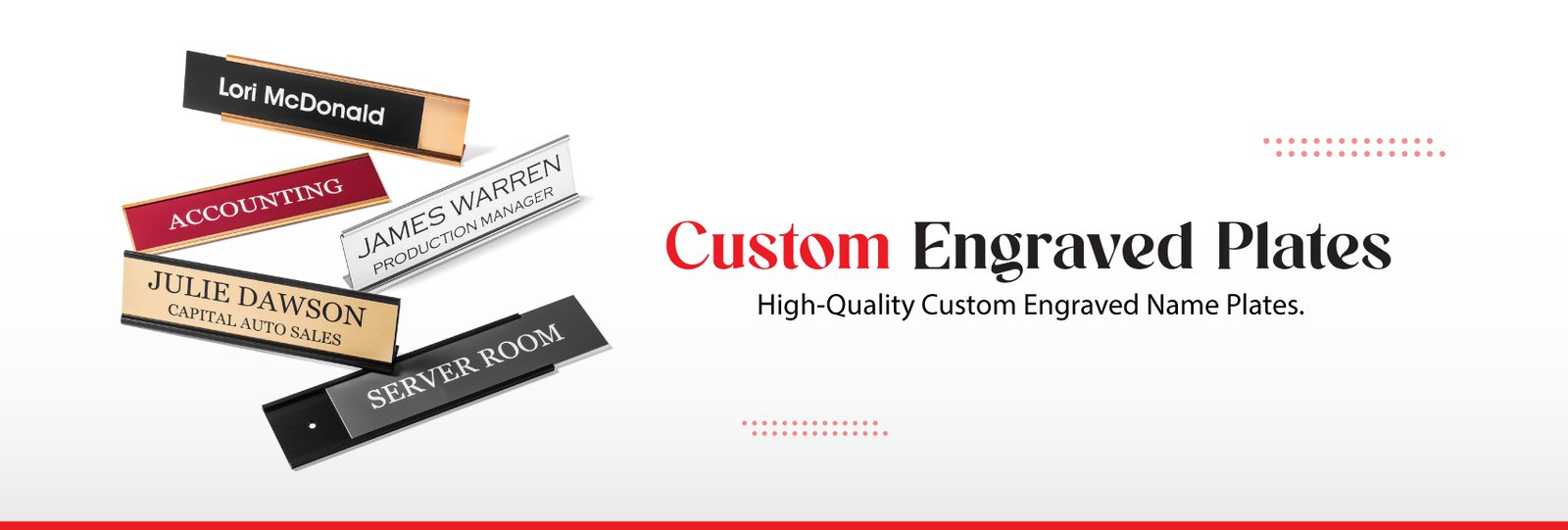 Custom Engraved Name Plates